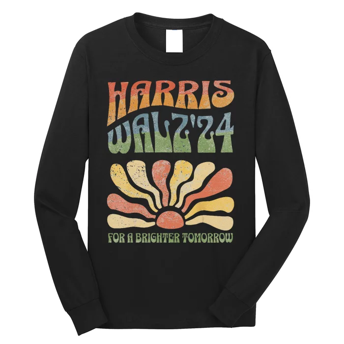 Kamala Harris Tim Walz Waltz Long Sleeve Shirt