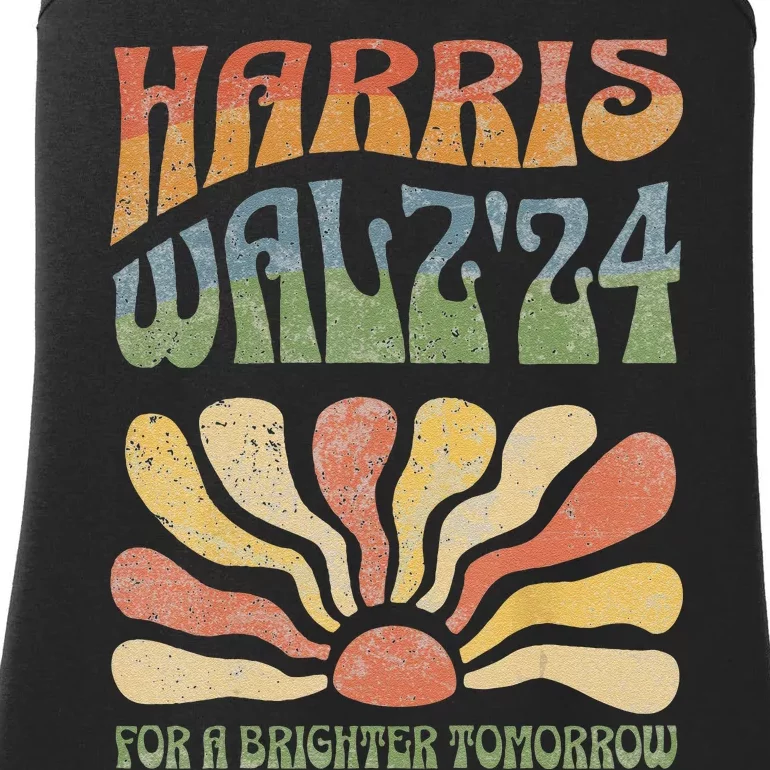 Kamala Harris Tim Walz Waltz Ladies Essential Tank