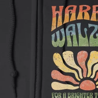 Kamala Harris Tim Walz Waltz Full Zip Hoodie