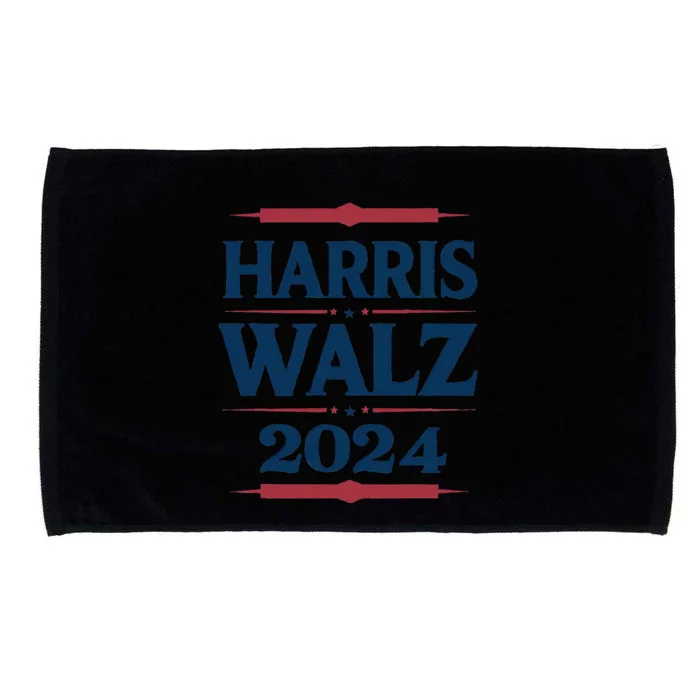 Kamala Harris Tim Walz Waltz Microfiber Hand Towel