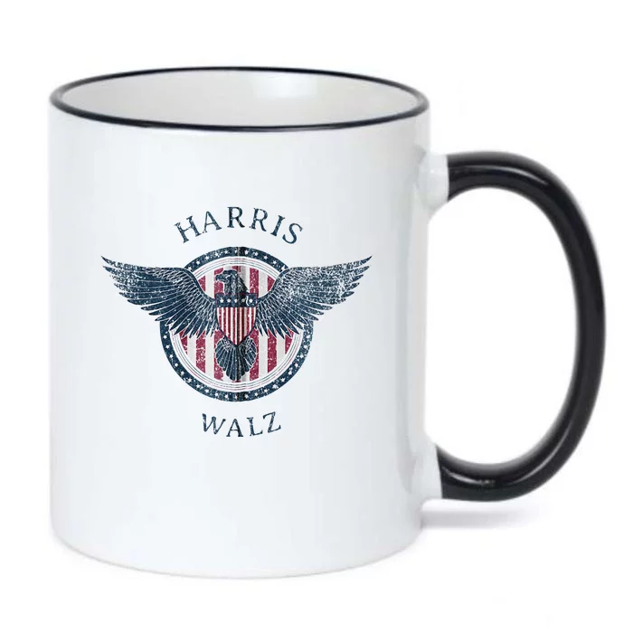 Kamala Harris Tim Walz Waltz Black Color Changing Mug