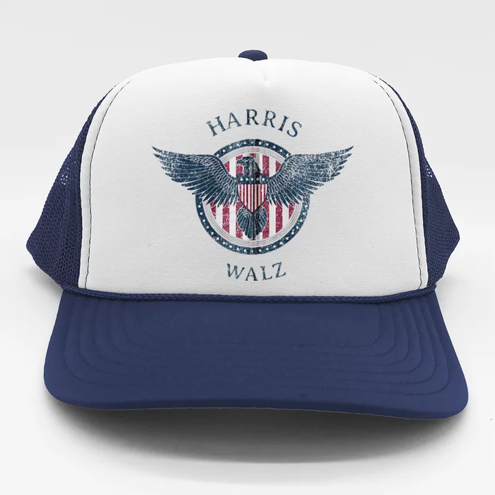 Kamala Harris Tim Walz Waltz Trucker Hat