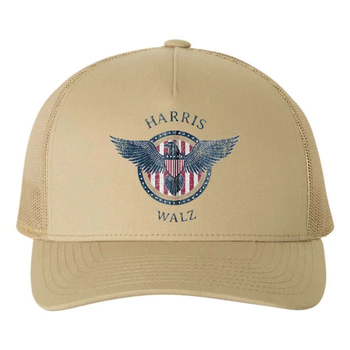 Kamala Harris Tim Walz Waltz Yupoong Adult 5-Panel Trucker Hat