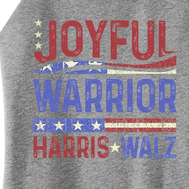 Kamala Harris Tim Walz Waltz 2024 Joyful Warriors Women’s Perfect Tri Rocker Tank