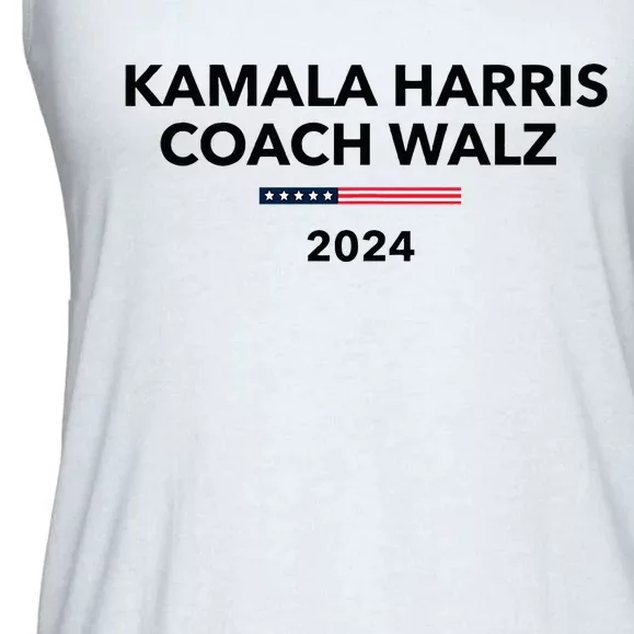 Kamala Harris Tim Walz Waltz Ladies Essential Flowy Tank