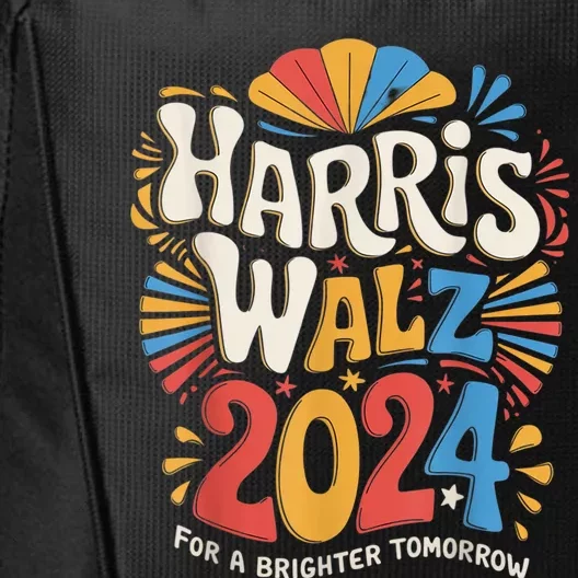 Kamala Harris Tim Waltz Campaign Harris Walz 2024 Election City Backpack