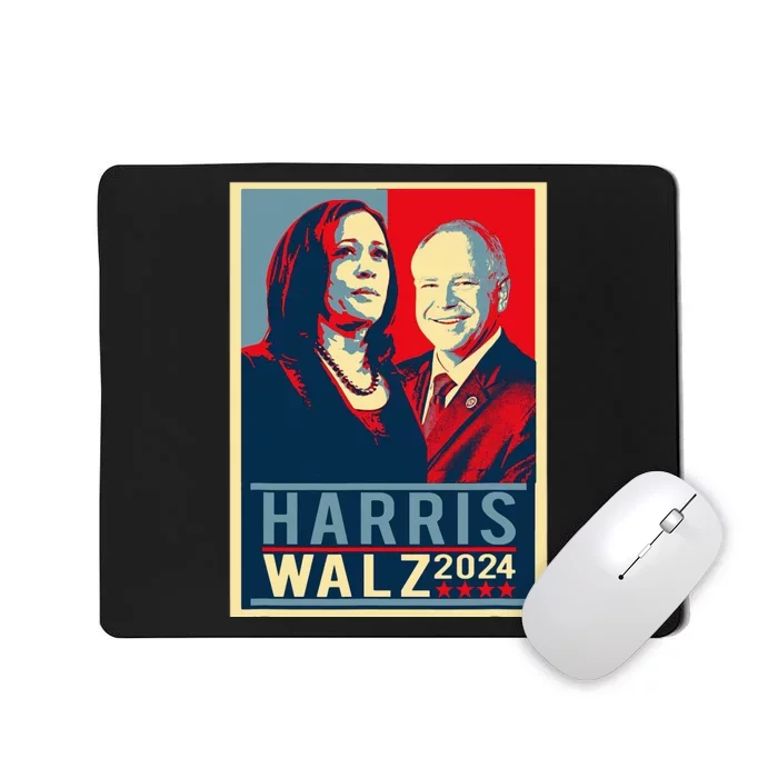 Kamala Harris Tim Waltz 2024 Election Harris Waltz 2024 Mousepad