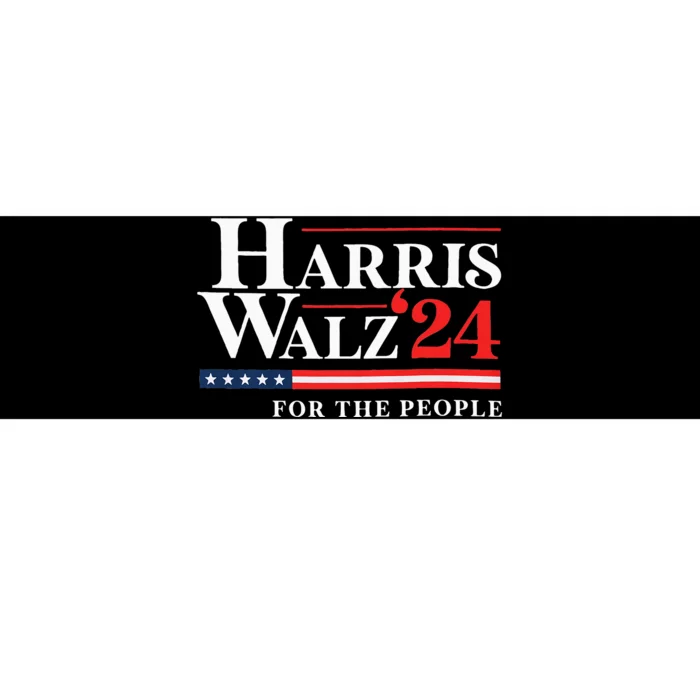 Kamala Harris Tim Walz Waltz For The People 2024 Bumper Sticker