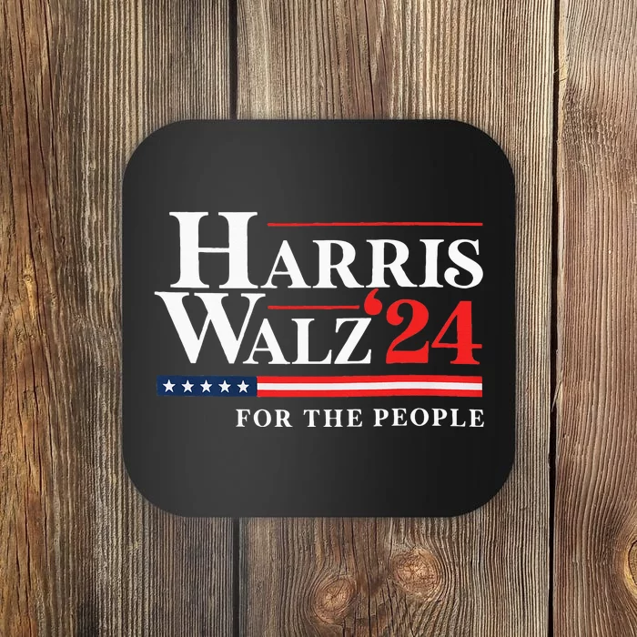 Kamala Harris Tim Walz Waltz For The People 2024 Coaster