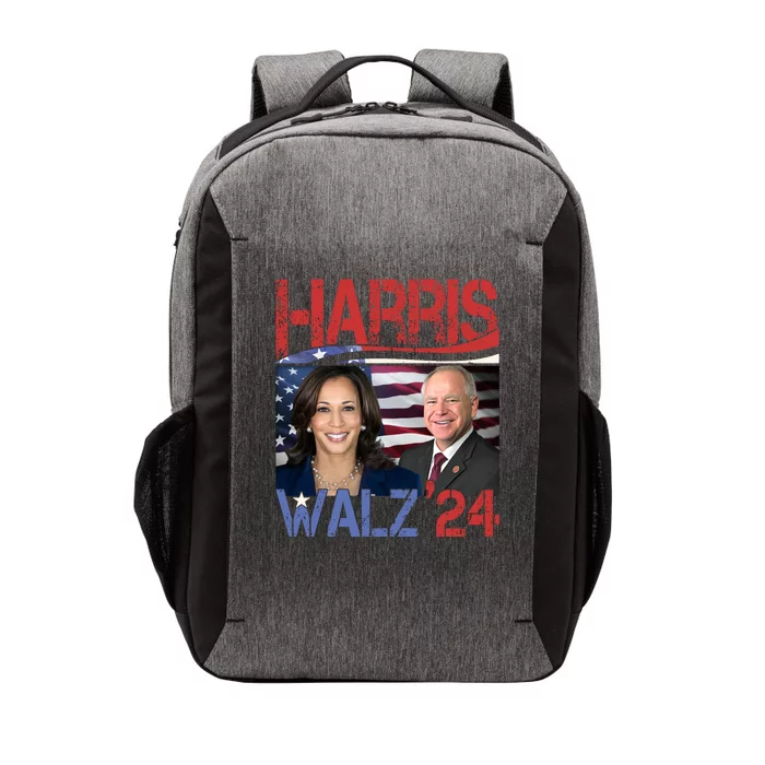 Kamala Harris Tim Walz 2024 Election Vector Backpack