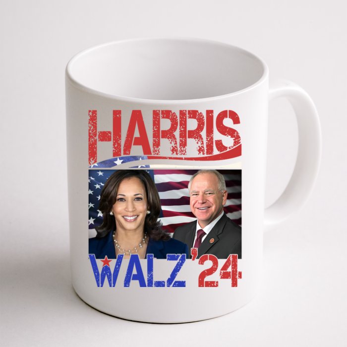 Kamala Harris Tim Walz 2024 Election Front & Back Coffee Mug