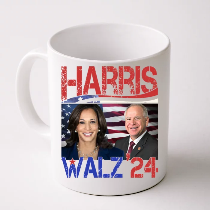 Kamala Harris Tim Walz 2024 Election Front & Back Coffee Mug