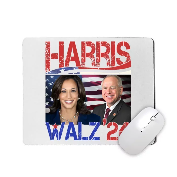 Kamala Harris Tim Walz 2024 Election Mousepad