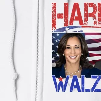 Kamala Harris Tim Walz 2024 Election Full Zip Hoodie