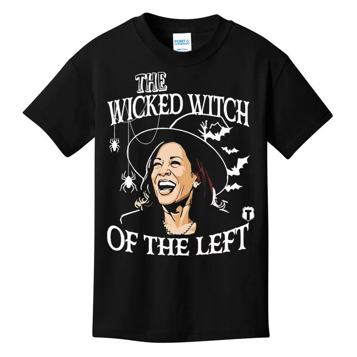 Kamala Harris The Wicked Witch Of The Left Halloween Kids T-Shirt