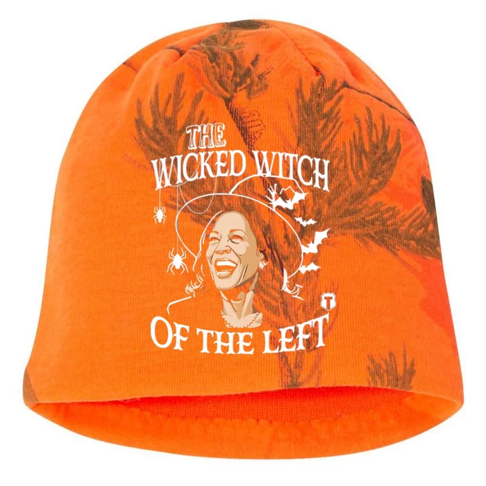 Kamala Harris The Wicked Witch Of The Left Halloween Kati - Camo Knit Beanie