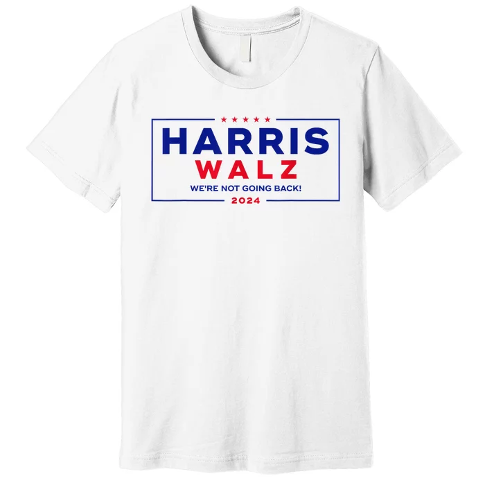 Kamala Harris Tim Walz Waltz 2024 Vp Harris Waltz Election Premium T-Shirt