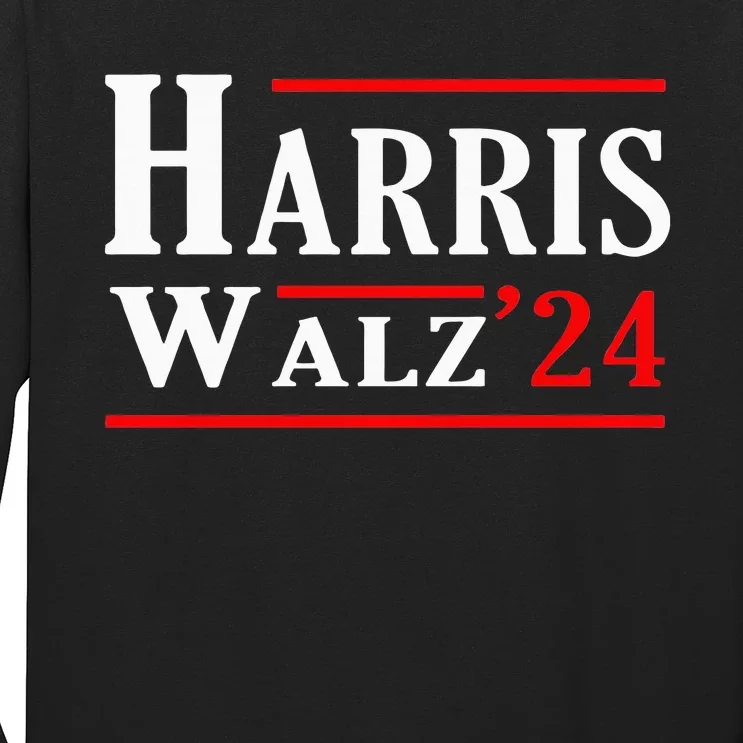 Kamala Harris Tim Walz 2024 Election Democrat Harris Long Sleeve Shirt