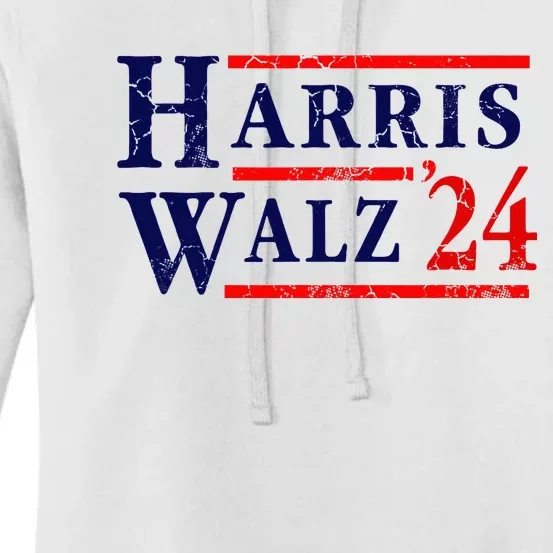 Kamala Harris Tim Walz 2024 Election Democrat Party Women's Pullover Hoodie