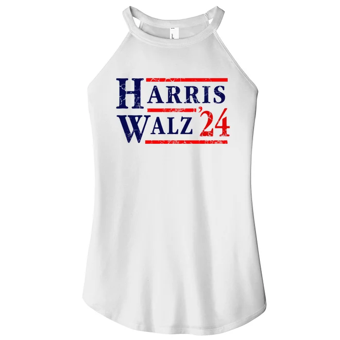 Kamala Harris Tim Walz 2024 Election Democrat Party Women’s Perfect Tri Rocker Tank