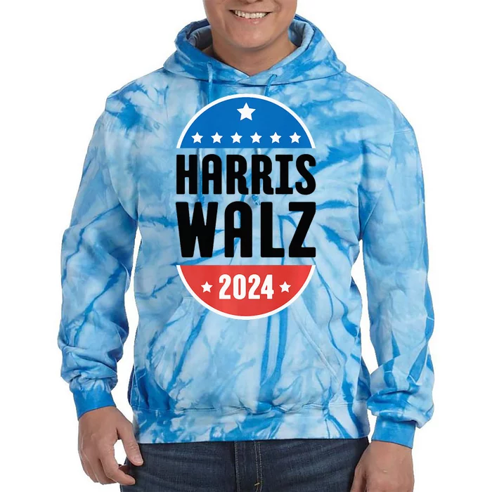 Kamala Harris Tim Walz 2024 Tie Dye Hoodie