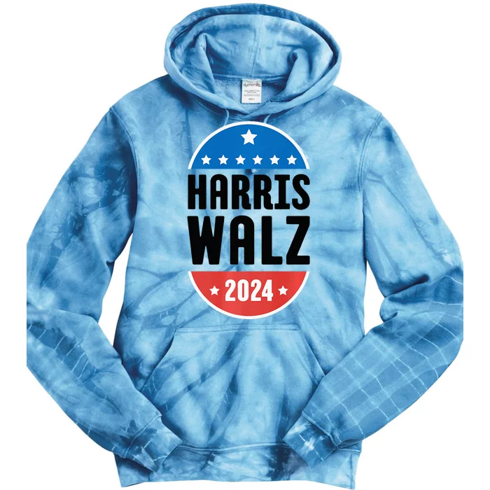 Kamala Harris Tim Walz 2024 Tie Dye Hoodie