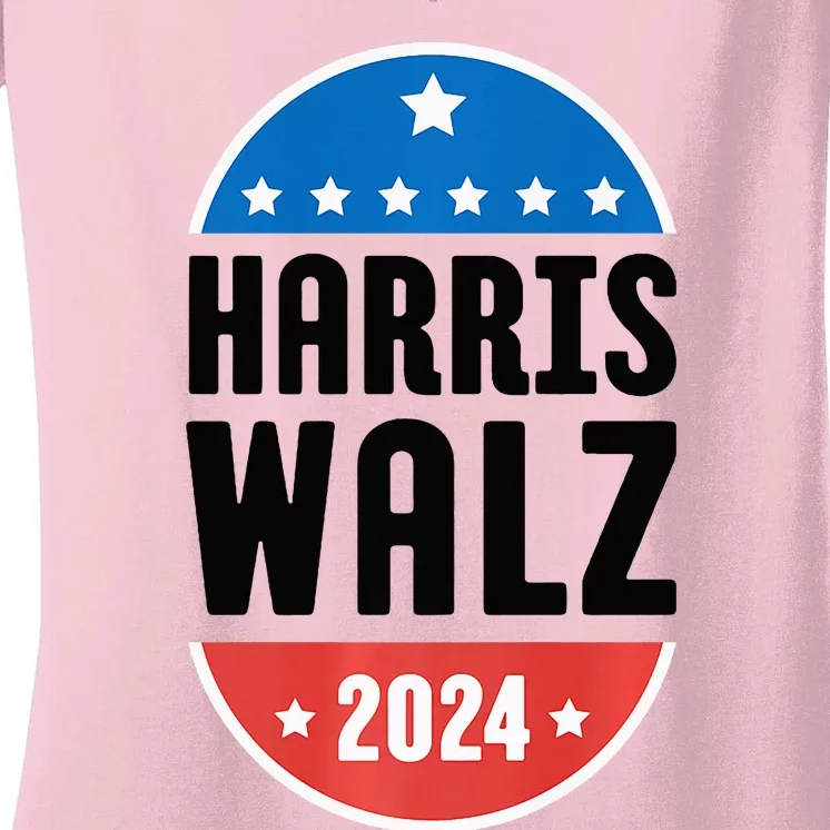 Kamala Harris Tim Walz 2024 Women's V-Neck T-Shirt