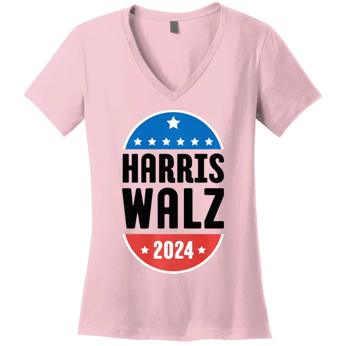 Kamala Harris Tim Walz 2024 Women's V-Neck T-Shirt