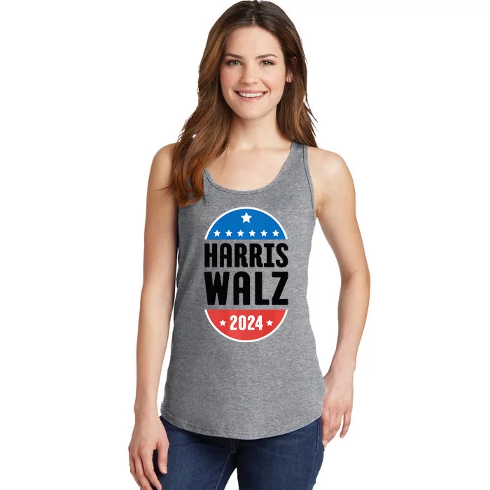 Kamala Harris Tim Walz 2024 Ladies Essential Tank