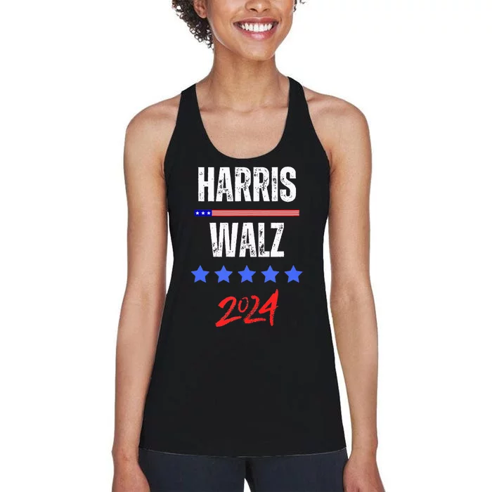 Kamala Harris Tim Walz 2024 Women's Racerback Tank