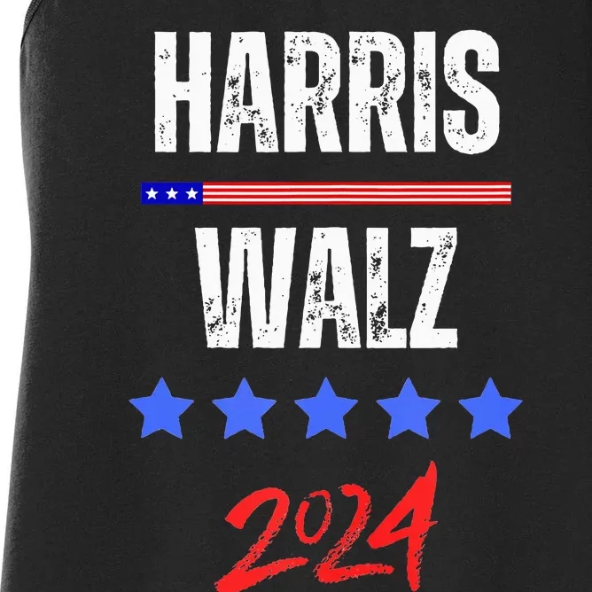 Kamala Harris Tim Walz 2024 Women's Racerback Tank