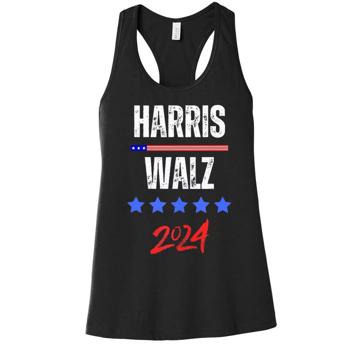 Kamala Harris Tim Walz 2024 Women's Racerback Tank