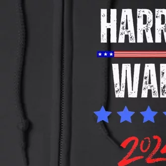 Kamala Harris Tim Walz 2024 Full Zip Hoodie