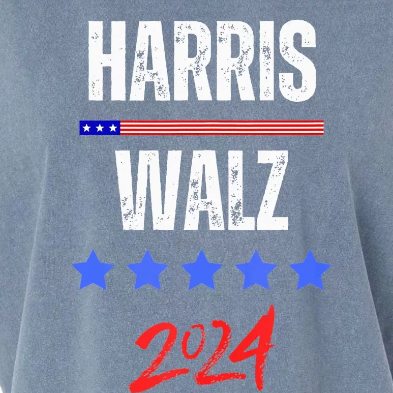 Kamala Harris Tim Walz 2024 Garment-Dyed Women's Muscle Tee