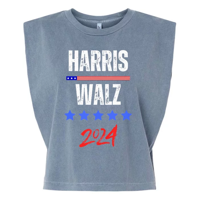 Kamala Harris Tim Walz 2024 Garment-Dyed Women's Muscle Tee