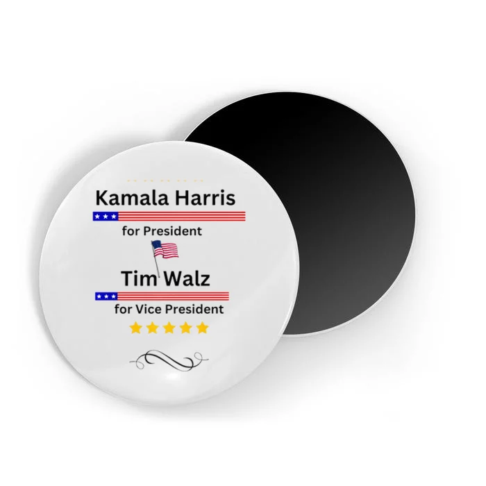 Kamala Harris Tim Walz For President And Vice President Vote Magnet