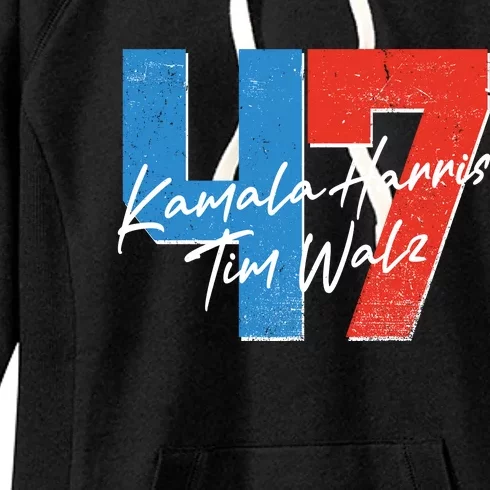 Kamala Harris Tim Walz 47 2024 Election Women's Fleece Hoodie