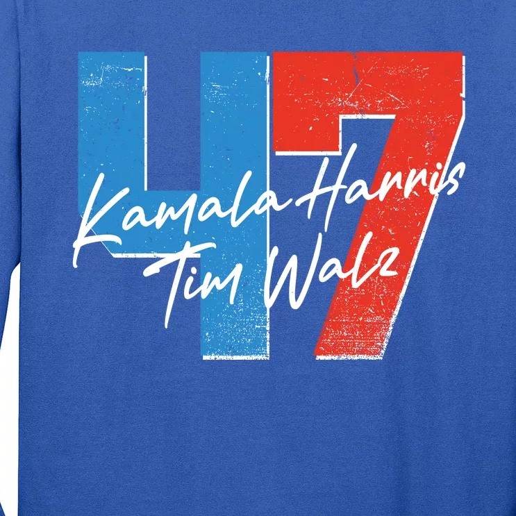 Kamala Harris Tim Walz 47 2024 Election Long Sleeve Shirt