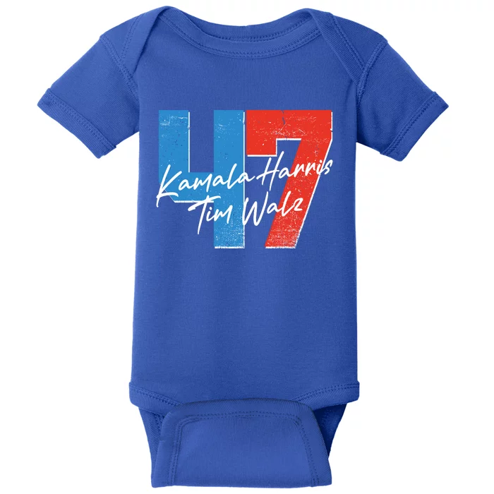 Kamala Harris Tim Walz 47 2024 Election Baby Bodysuit