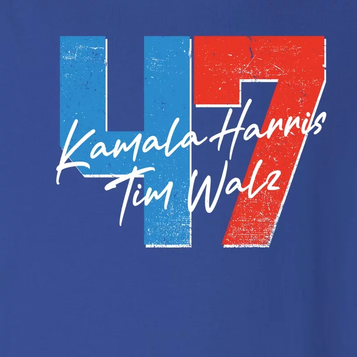 Kamala Harris Tim Walz 47 2024 Election Toddler Long Sleeve Shirt