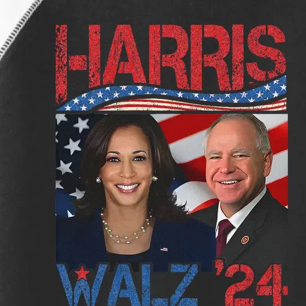 Kamala Harris Tim Walz Waltz Toddler Fine Jersey T-Shirt