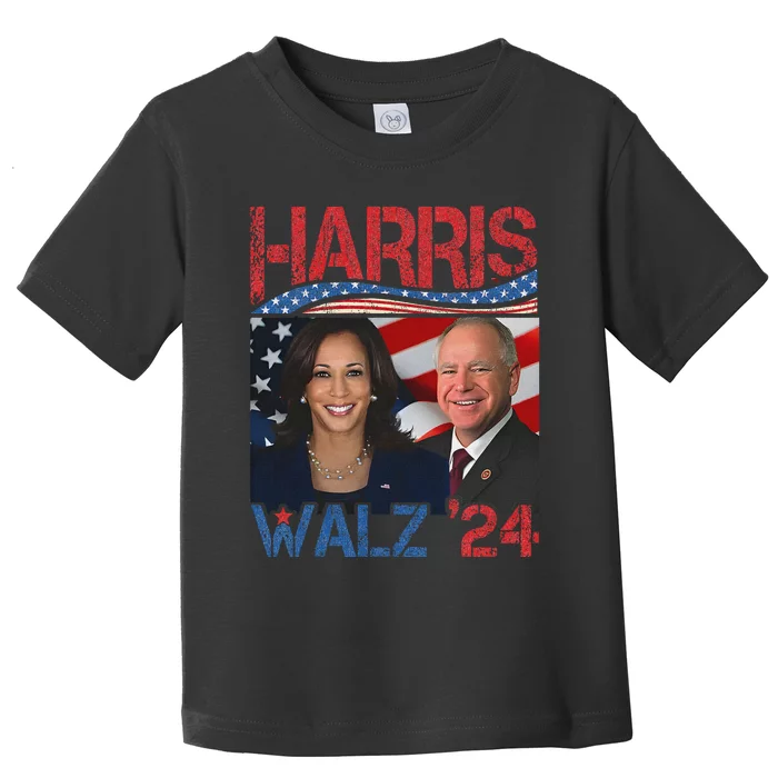 Kamala Harris Tim Walz Waltz Toddler T-Shirt