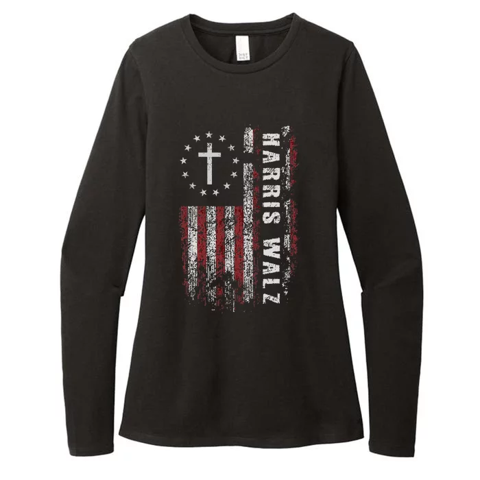 Kamala Harris Tim Walz Waltz Election Party Wear Womens CVC Long Sleeve Shirt