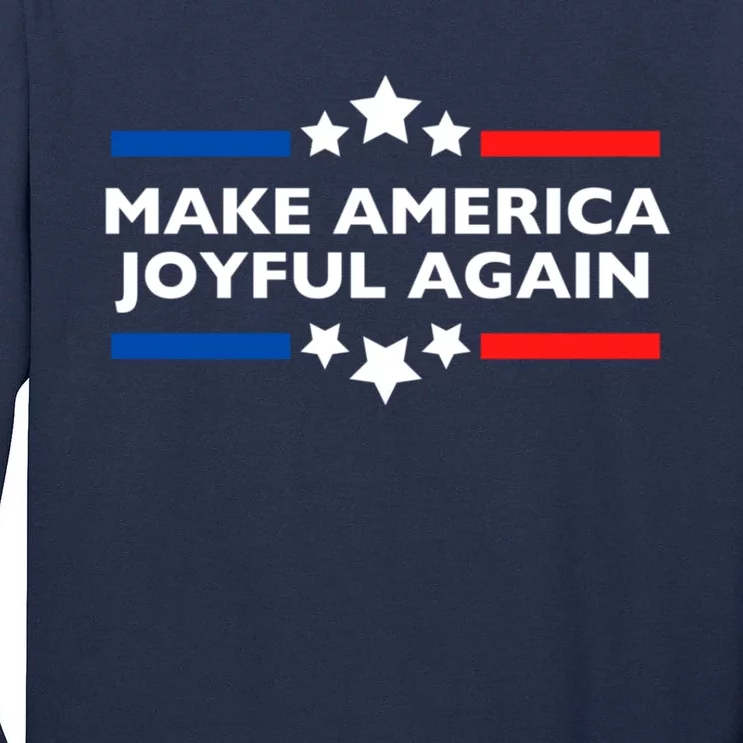 Kamala Harris Tim Walz Waltz 2024 Joyful Warriors Tall Long Sleeve T-Shirt