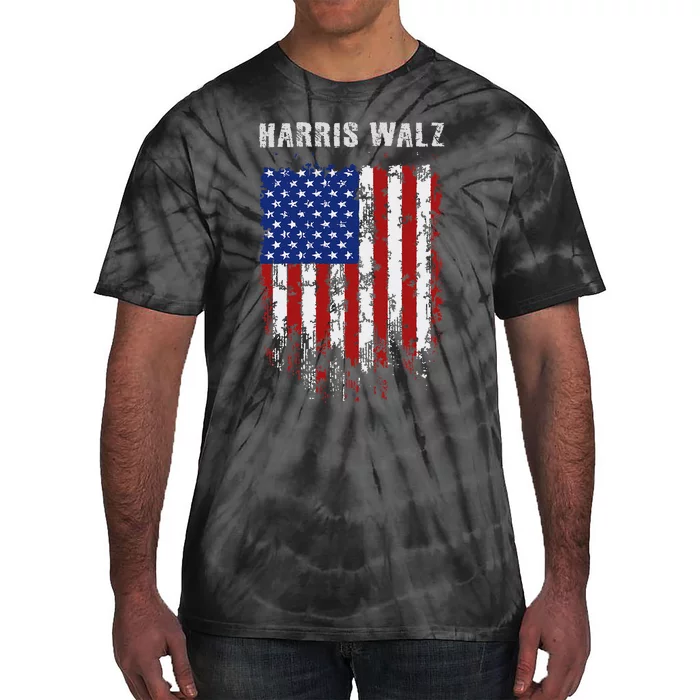 Kamala Harris Tim Walz Waltz Election Party Wear Tie-Dye T-Shirt