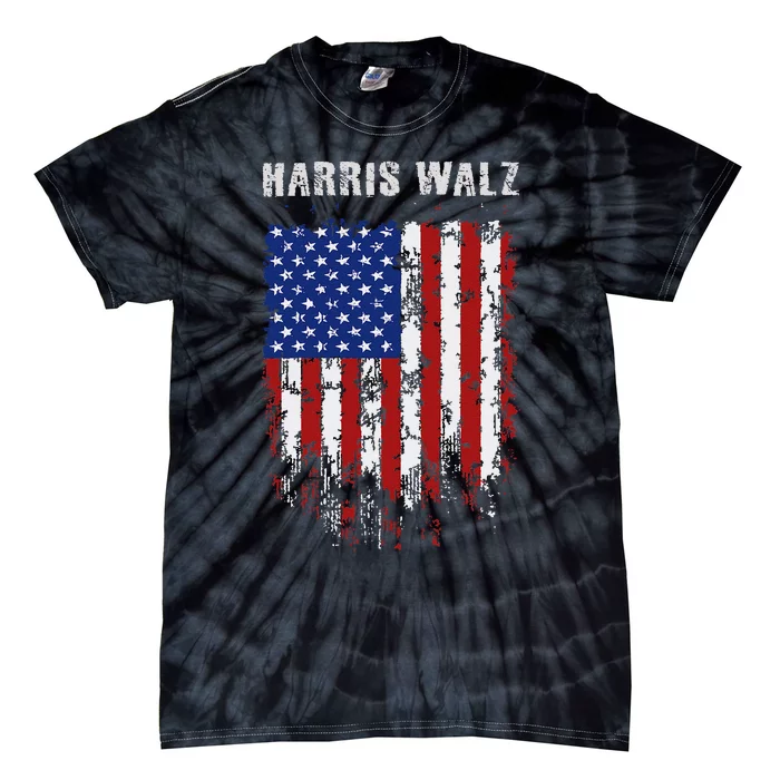 Kamala Harris Tim Walz Waltz Election Party Wear Tie-Dye T-Shirt