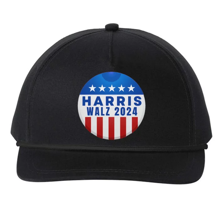 Kamala Harris Tim Walz Waltz Election Party Wear Snapback Five-Panel Rope Hat