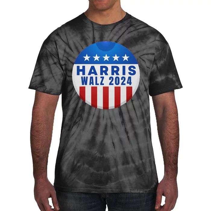 Kamala Harris Tim Walz Waltz Election Party Wear Tie-Dye T-Shirt