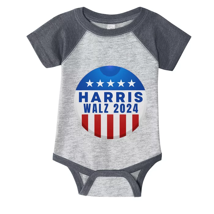 Kamala Harris Tim Walz Waltz Election Party Wear Infant Baby Jersey Bodysuit