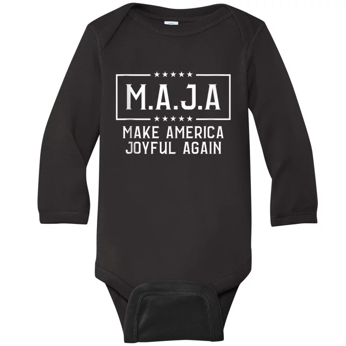 Kamala Harris Tim Walz Waltz 2024 Joyful Warriors Baby Long Sleeve Bodysuit